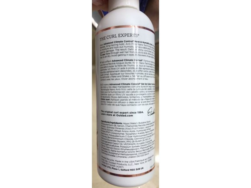 Ouidad Advanced Climate Control Heat And Humidity Gel, 8.5 fl oz/250 mL