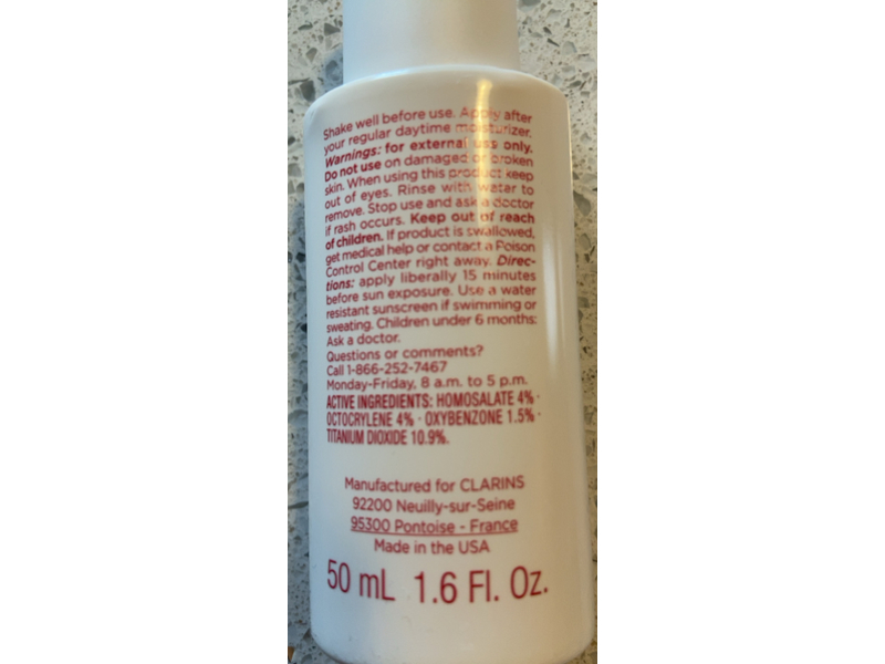 Clarins UV Plus Anti Pollution Multi protection Sunscreen, SPF 50, 1.6 fl oz/50 mL