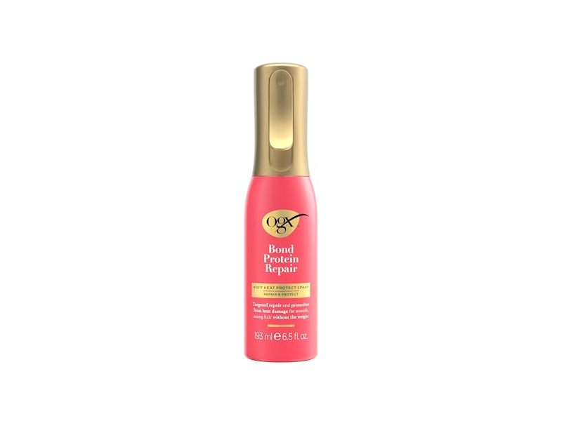 OGX Bond Protein Repair 450°F Heat Protect Spray, 6.5 fl oz/193 mL