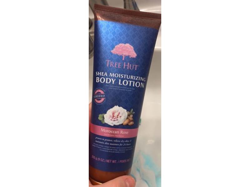 Tree Hut Shea Moisturizing Body Lotion, Moroccan Rose, 9 oz/255 g