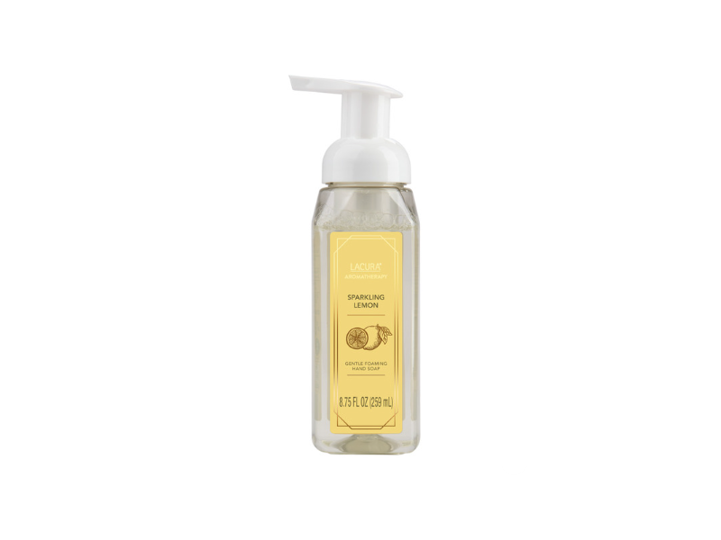 Lacura Aromatherapy Gentle Foaming Hand Soap, Sparkling Lemon, 8.75 fl oz/259 mL