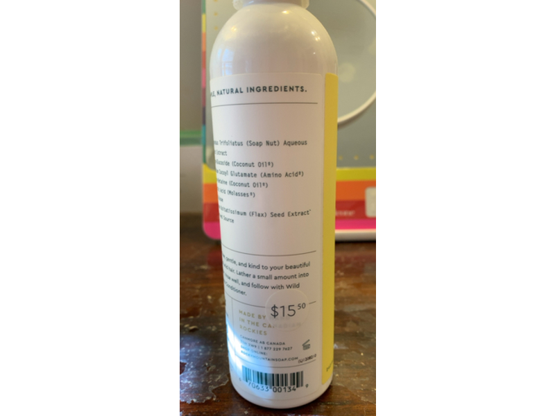 Rocky Mountain Soap Co Wild Kindness Shampoo, Scent Free, 240 mL
