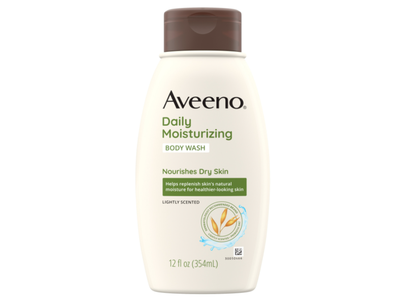 Aveeno Daily Moisturizing Body Wash, Lightly Scented, 12 fl oz/ 354 mL