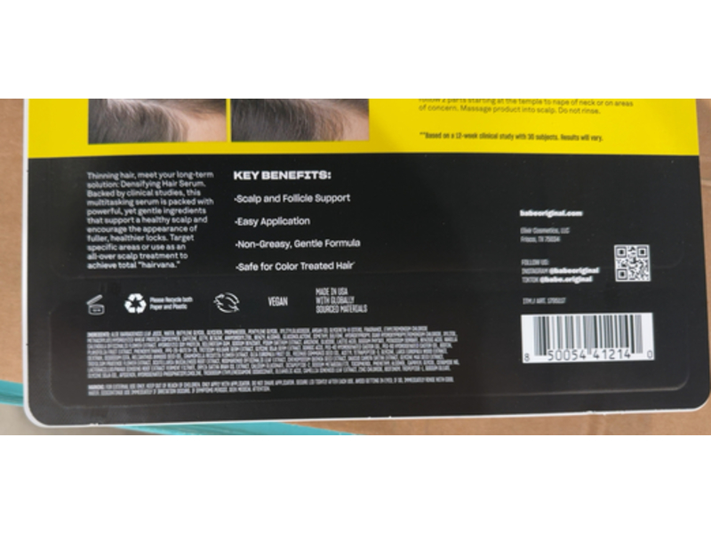 Babe Original Densifying Hair Serum, 1.76 oz/50 g, 2 Count