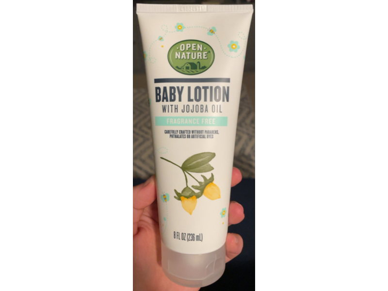 Open Nature Baby Lotion, Jojoba Oil, 8 fl oz/236 mL