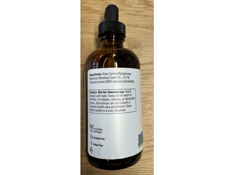 Now Solutions Rejuvenating & Nourishing Rosehip Seed Oil, 4 fl oz/118 mL