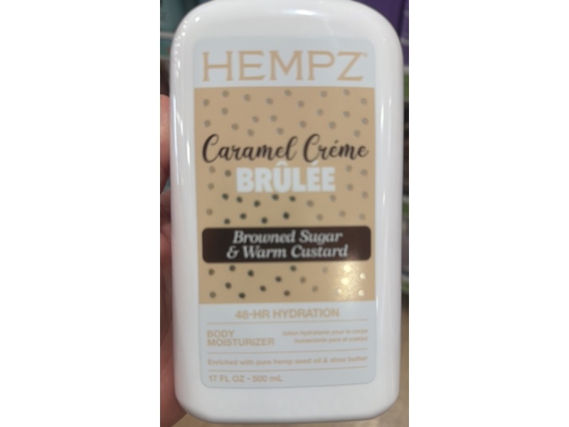 Hempz Caramel Creme Brulee Body Moisturizer, 17 fl oz/500 mL