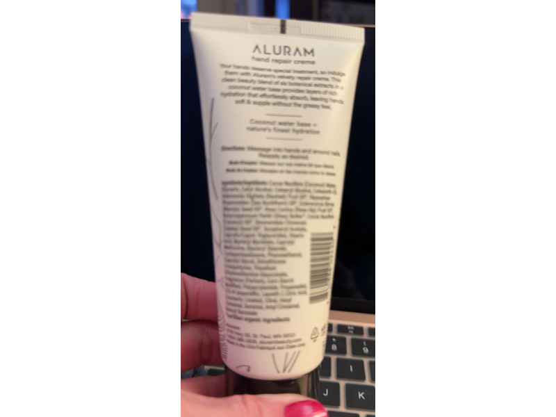Aluram Hand Repair Creme, 3.4 fl oz/100 mL