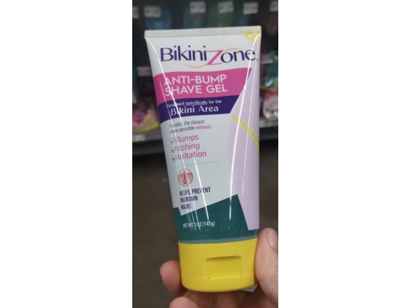 Bikini Zone Anti Bump Shave Gel, 5 oz/141 g, Pack Of 3