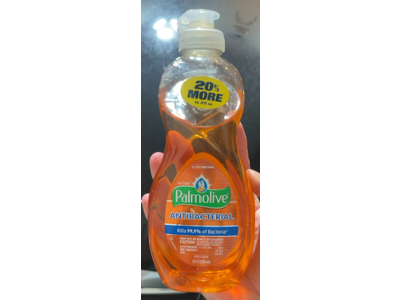 Palmolive Ultra Anti-Bacterial Dish Liquid, Orange, 10 fl oz/295 mL