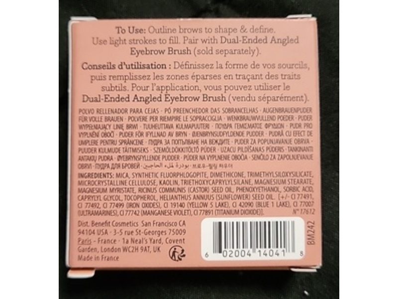 Benefit Goof Proof Brow Filling Powder, 5, 0.06 oz/1.9 g