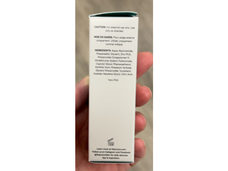 Naturium Niacinamide 12% Serum, Zinc 2%, 0.5 fl oz/15 mL