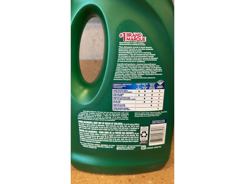 Cascade Complete Powers Away, Citrus Breeze, 75 oz/1.70 L