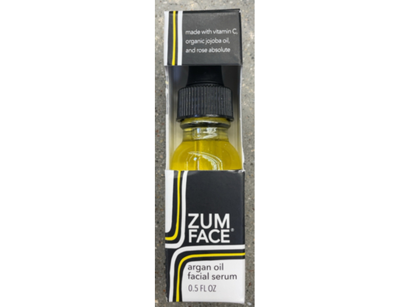 Indigo Wild Zum Face Facial Serum, Argan Oil, 0.5 fl oz/15 mL