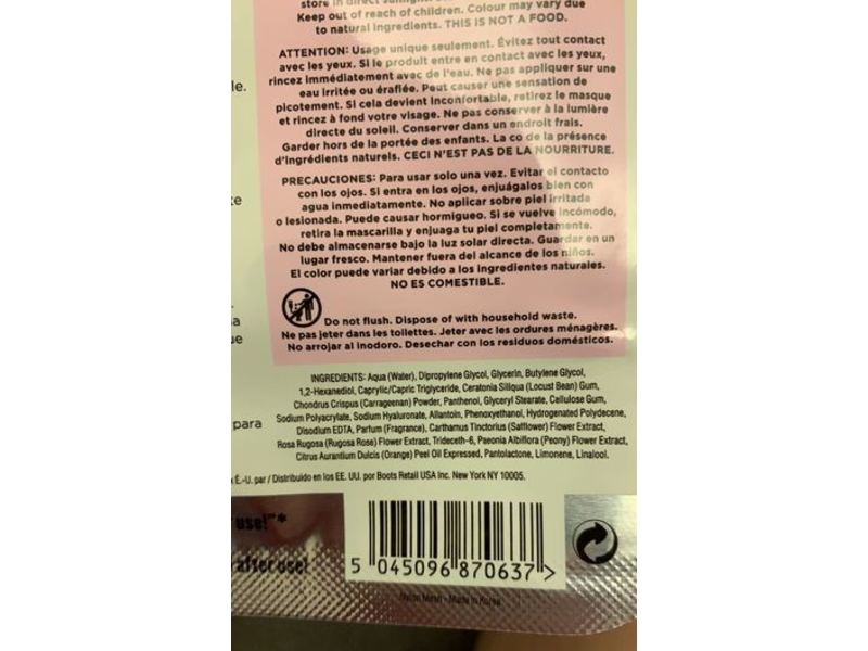 Soap & Glory Speed Plump Miracle Moisture Mask, 0.88 oz/25 g