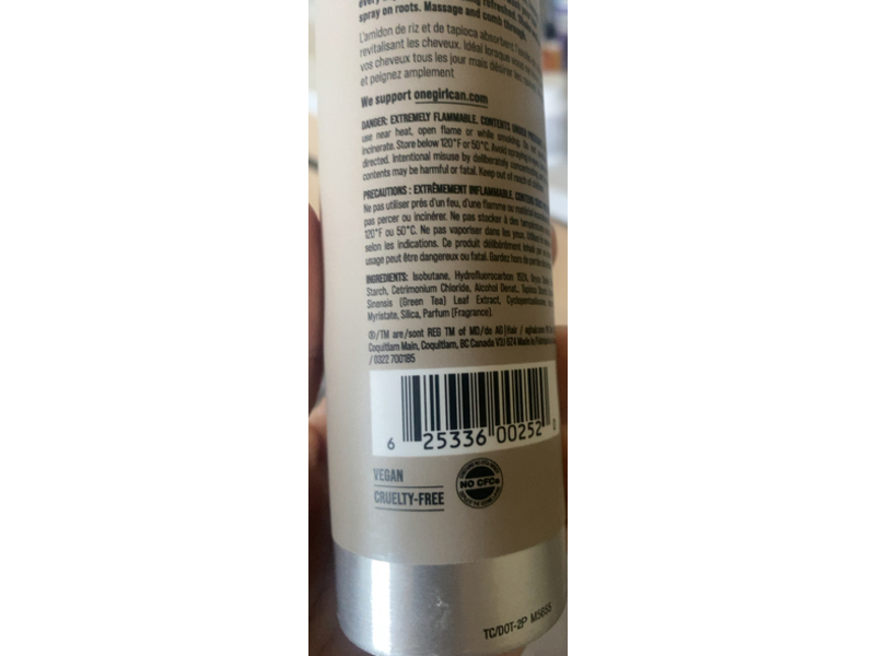 AG Care Simply Dry Shampoo, 4.2 oz/120 g