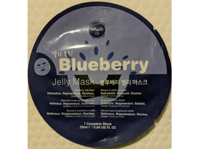 Masque Bar Hallyu Blueberry Jelly Mask, 0.84 fl oz/25 ml