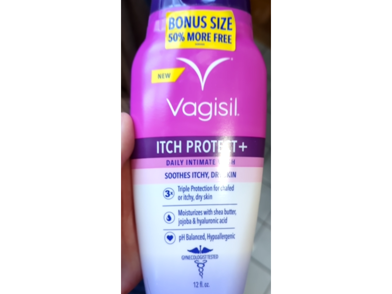 Vagisil Itch Protect + Creme Wash, 12 fl oz