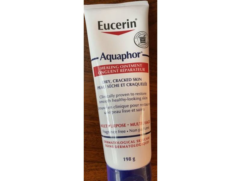 Eucerin Aquaphor Healing Ointment, Dry, Cracked Skin, 198 g