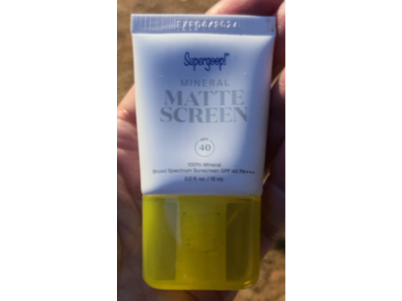 Supergoop! Mineral Mattescreen Sunscreen, SPF 40 PA+++, 0.5 fl oz/15 mL