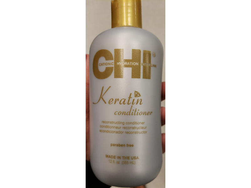 Chi Keratin Reconstructing Conditioner, Paraben Free, 12 fl oz/355 mL