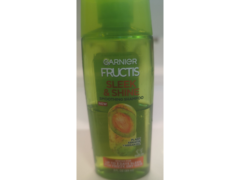 Garnier Fructis Sleek & Shine Smoothing Shampoo, 3 fl oz/89 mL