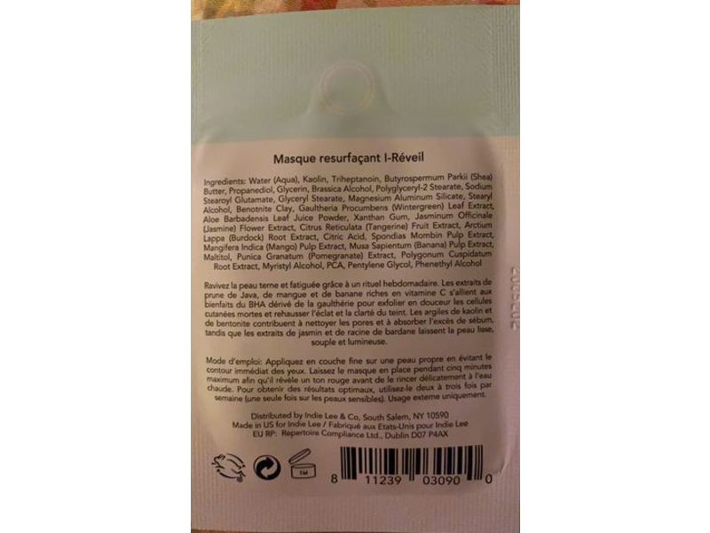 Indie Lee I - Waken Resurfacing mask, Smooth & Glow, 0.17 fl oz/5.0 ml