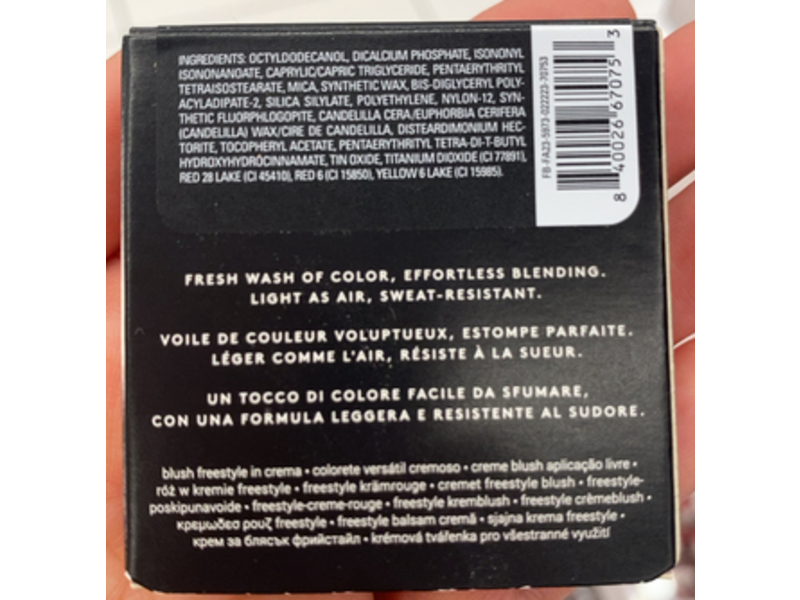 Fenty Beauty Cheeks Out Freestyle Cream Blush, Peach Face, 0.10 oz/3 g