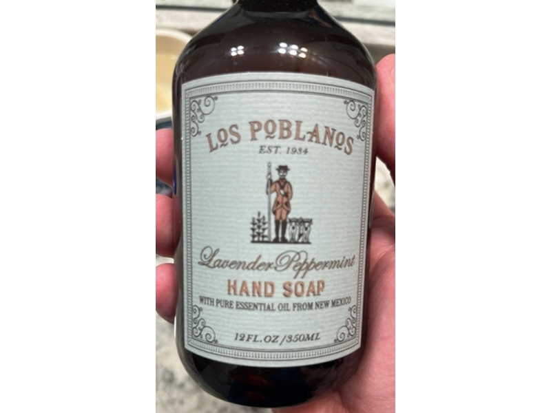 Los Poblanos Hand Soap, Lavender Peppermint, 12 fl oz/350 mL