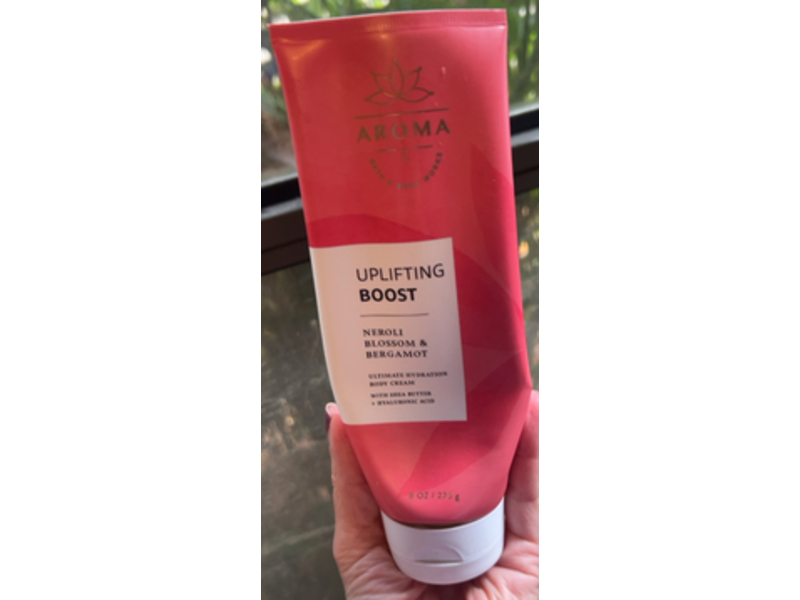 Bath & Body Works Neroli Blossom Bergamot Uplifting Boost Body Cream, Shea Butter + Hyaluronic Acid, 8 oz/275 g