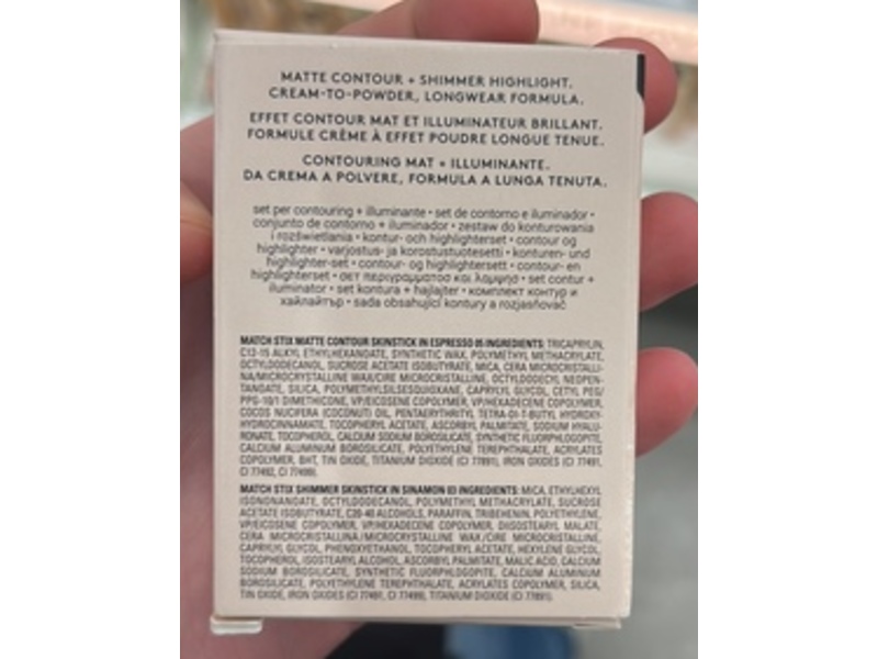 Fenty Beauty Mini Match Stix Duo Contour + Highlighter Set, Light, 0.1 oz/2.8 g