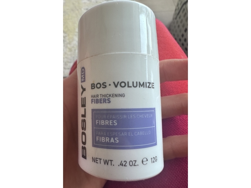 BosleyMD BOS Volume Hair Thickening Fibers, Light Brown, 0.42 oz/12 g