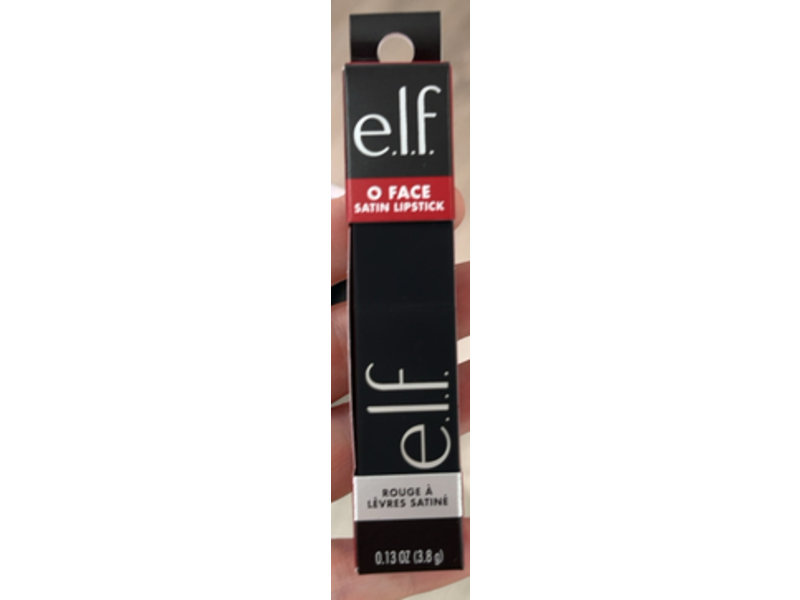 e.l.f. O Face Satin Lipstick, No Regrets, 0.13 oz/3.8 g