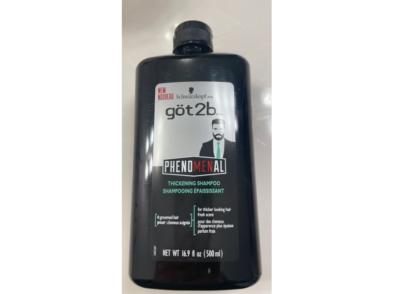 Schwarzkopf Got 2b Thickening Shampoo, Phenomenal, 16.9 fl oz/500 mL
