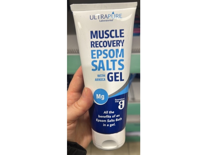Ultra Pure Muscle Recovery Epsom Salts, Arnica Gel, 200 mL