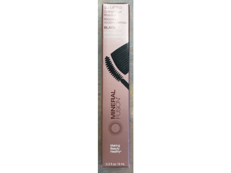 Mineral Fusion So Lifted Defined Curl Mascara, Black, 0.3 fl oz/9 mL