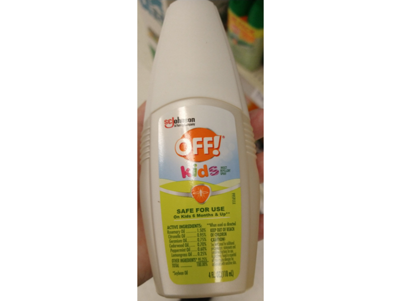 OFF! Kids Insect Repellent Spray, 4 fl oz/118 mL