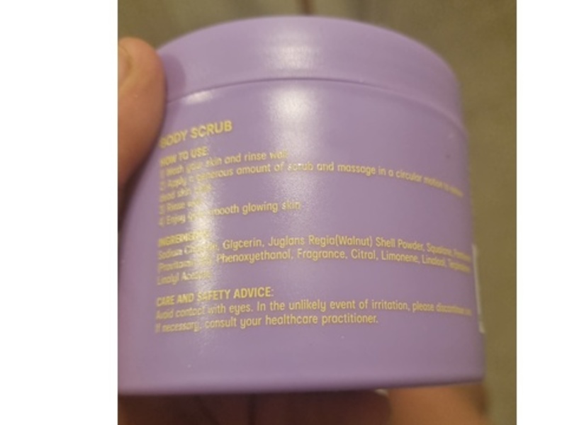 OXX Bodycare Nourishing Body Scrub, Squalane & Provitamin B5, 300 g