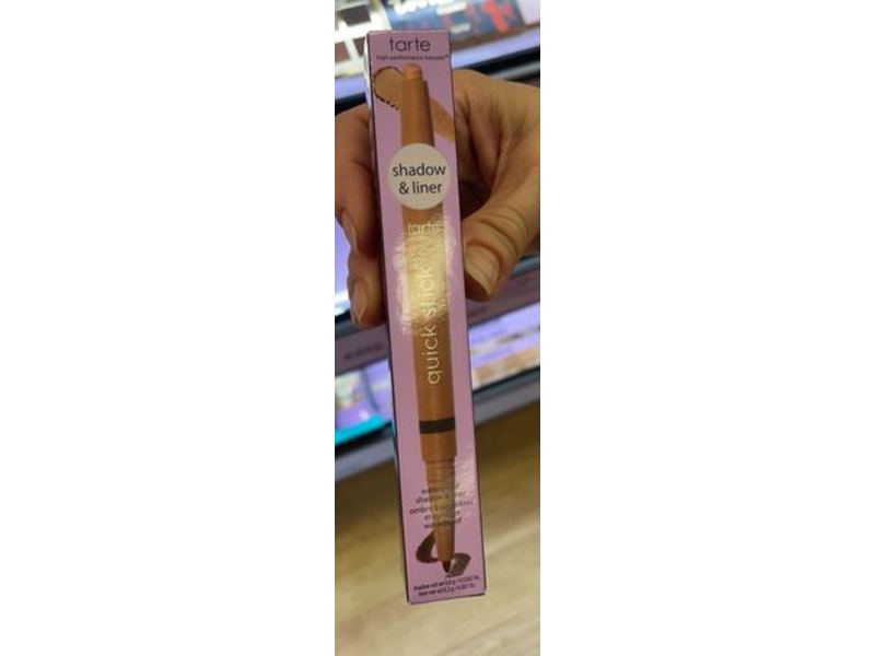 Tarte Shadow & Liner Quick Stick, Waterproof, Rose Gold Luster & Brown