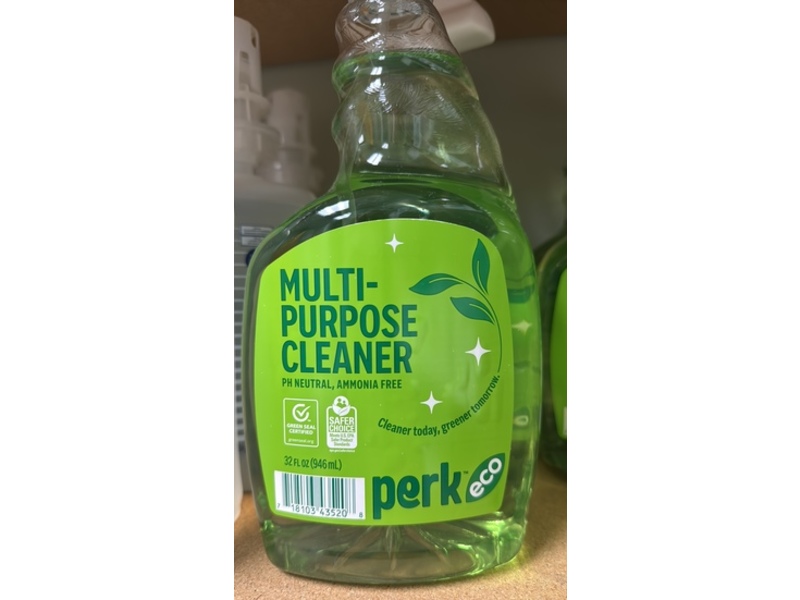 Staples Perk Eco Multi-Purpose Cleaner, 32 fl oz/946 mL