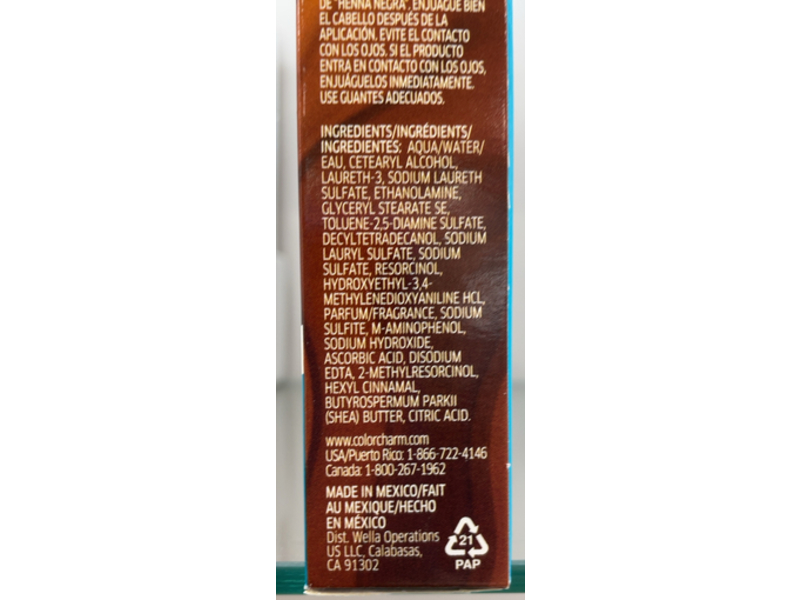 Wella Color Charm Demi Permanent Cream Hair Color, 4N Light Neutral Brown, 2 oz/57 g