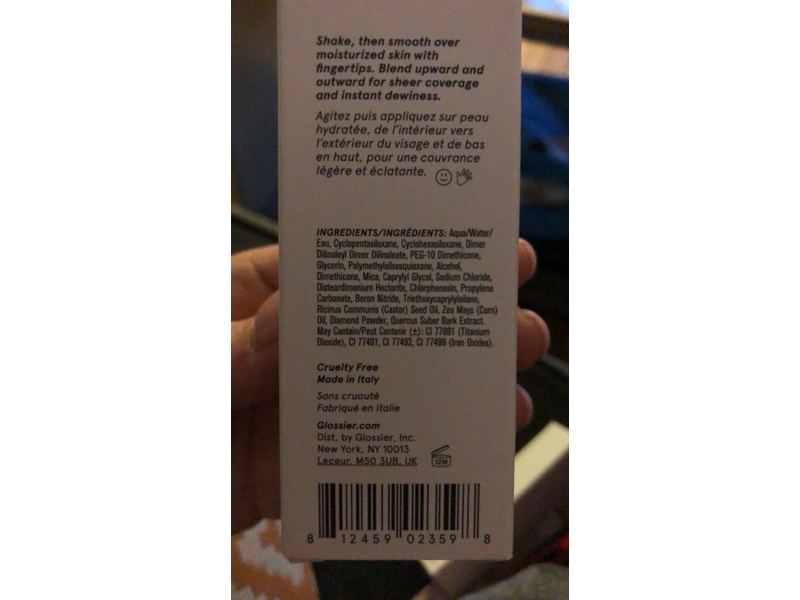 Glossier Perfecting Skin Tint, 1 fl oz/30 mL