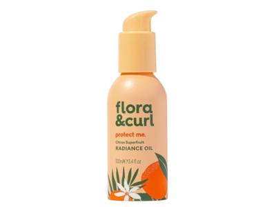Flora & Curl Protect Me Radiance Oil, Citrus Superfruit, 3.4 fl oz/100 mL