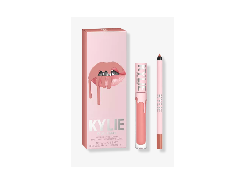 Kylie Jenner Matte Liquid Lipstick & Lip Liner, 808 Kylie, 0.10 fl oz/3.00 mL