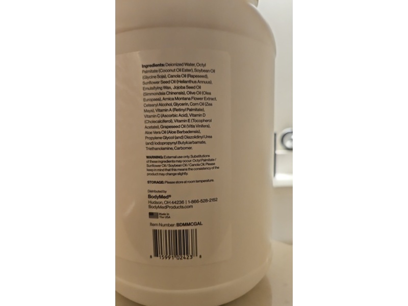 Bodymed Formulations Massage Cream, 128 fl oz/3.78 L