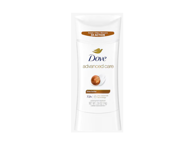 Dove Advanced Care Antiperspirant Deodorant, Shea Butter, 2.6 oz/ 74 g