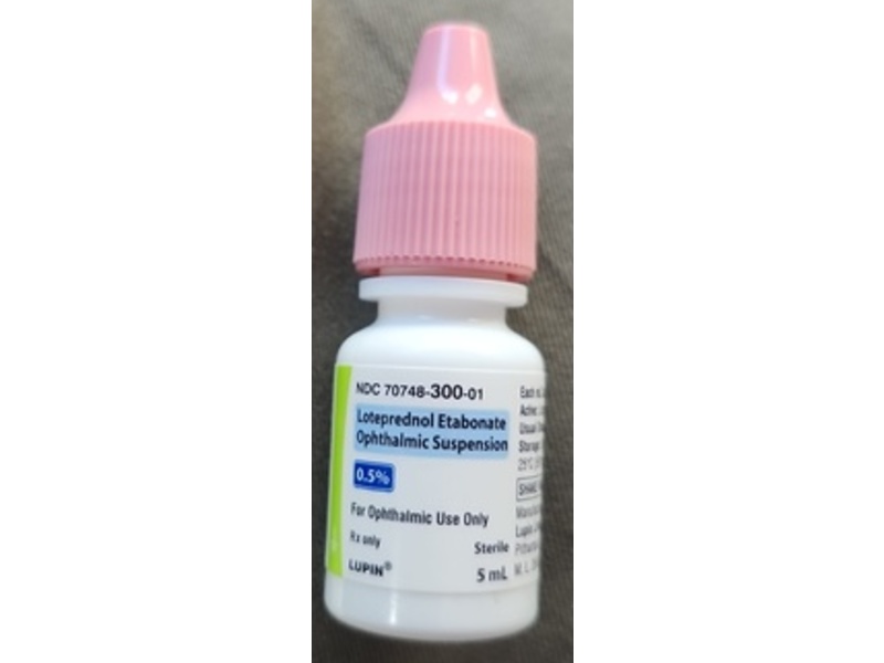 Loteprednol Etabonate Ophthalmic Suspension 0.5%, 5 mL, Lupin (Rx)