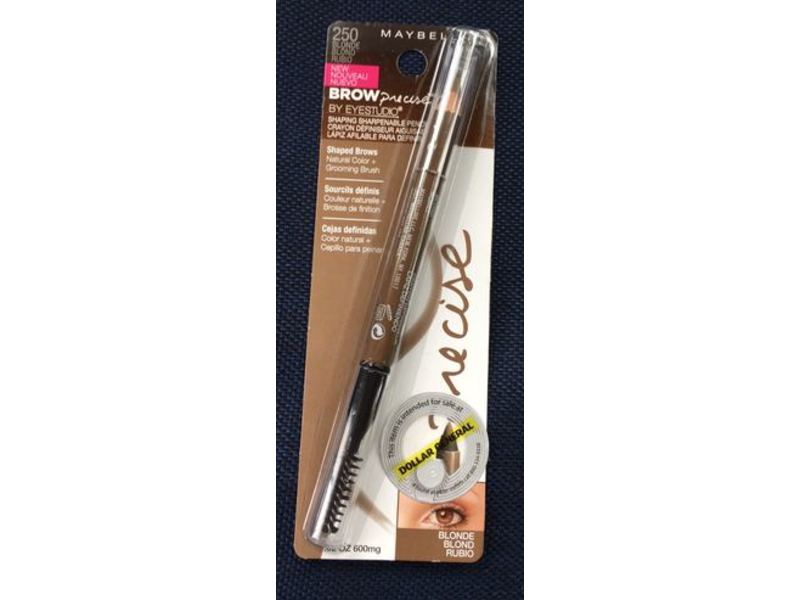 Maybelline New York Eyestudio Brow Precise Shaping Pencil, Blond, 0.02 oz