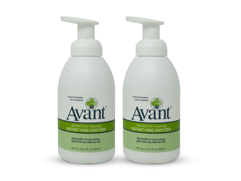 Avant Foaming Instant Hand Sanitizer, 18 fl oz/530 mL, Pack Of 2