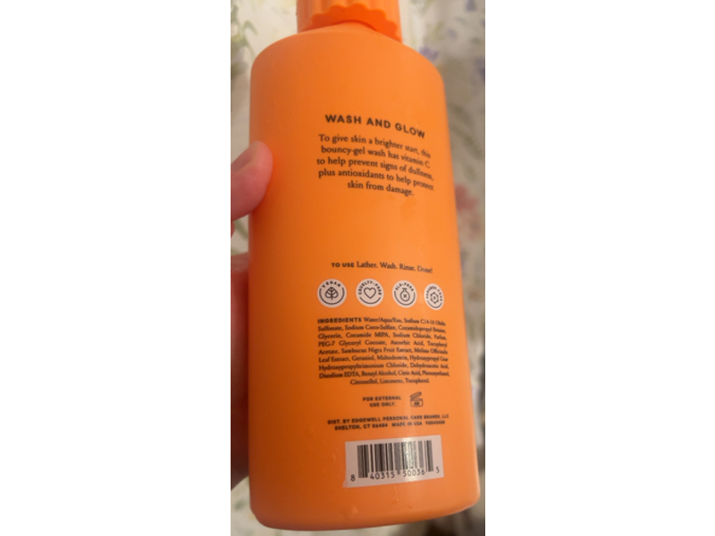 Billie Glow Brightening Body Wash, Vitamin C, 18 fl oz